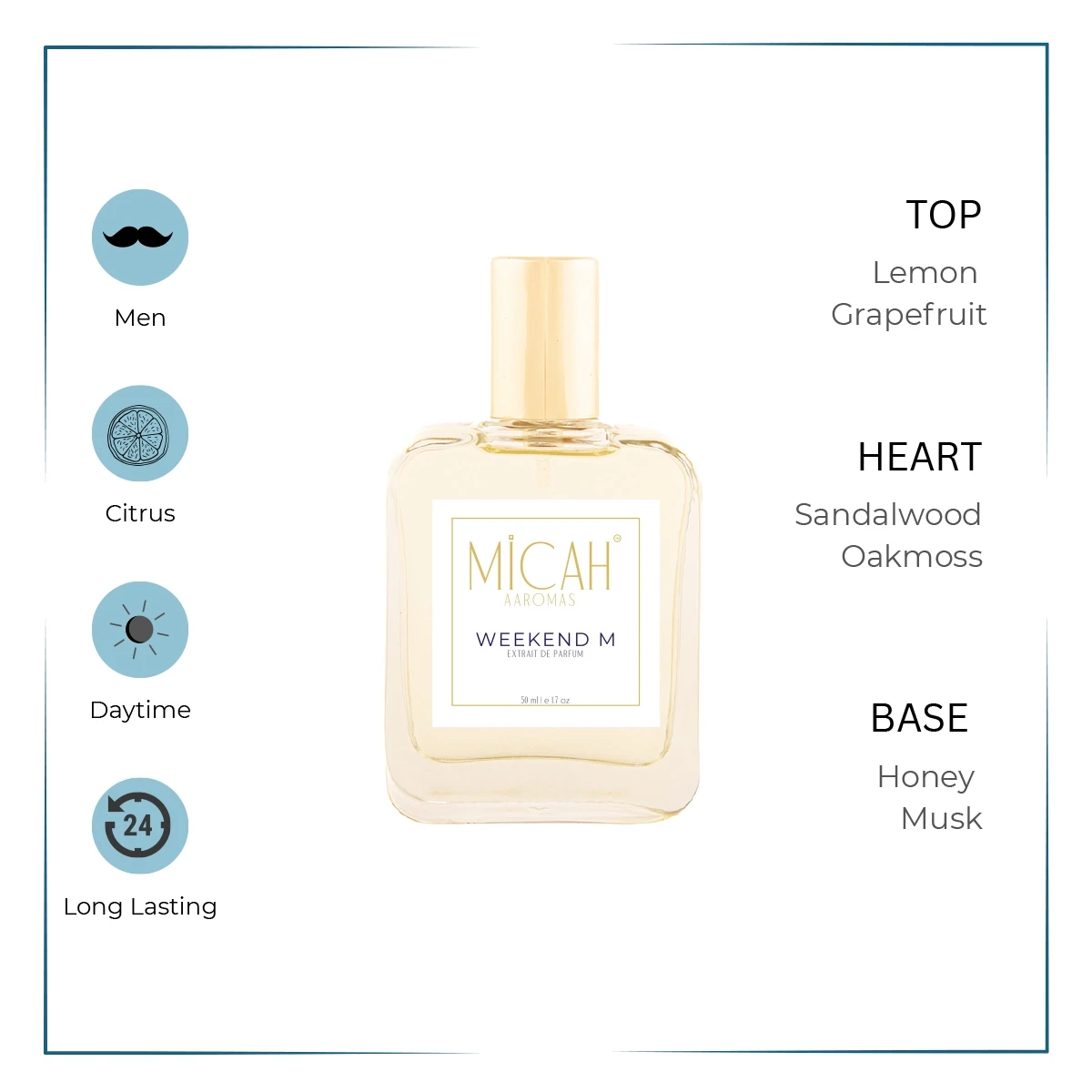 Weekend M perfume for men citrus fragrance bottle_M1_3_1