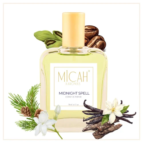 Midnight Spell Apparel Perfume by Micaha Aromas - Oriental Floral Fragrance